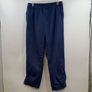Bogner Vintage Ski Pants Mens Large Blue Insulated Snap Side Snow Pants